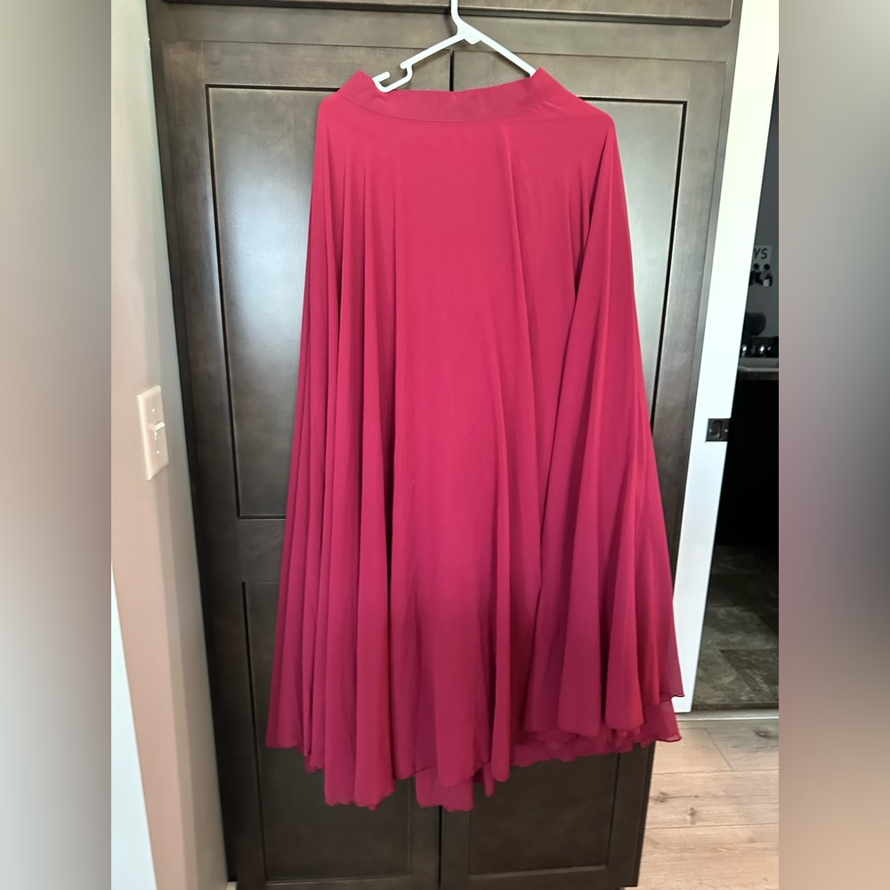 High waisted maxi skirt